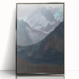 Modern Wall Art - Abstract Mountain Landscape in Contemporary Style