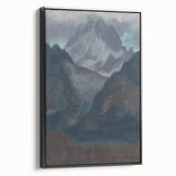 Modern Wall Art - Abstract Mountain Landscape in Contemporary Style