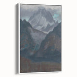 Modern Wall Art - Abstract Mountain Landscape in Contemporary Style