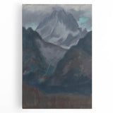 Modern Wall Art - Abstract Mountain Landscape in Contemporary Style