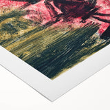 Modern Wall Art - Abstract Fire Clown in Vibrant Contemporary Style