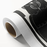 Modern Wall Art - Black and White Abstract Ara Design in Minimalist Style