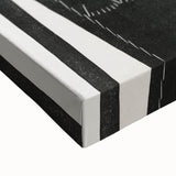 Modern Wall Art - Black and White Abstract Ara Design in Minimalist Style