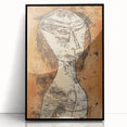 Modern Wall Art - Abstract Inner Light Portrait in Contemporary Style