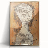 Modern Wall Art - Abstract Inner Light Portrait in Contemporary Style