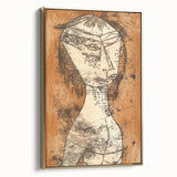 Modern Wall Art - Abstract Inner Light Portrait in Contemporary Style