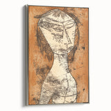 Modern Wall Art - Abstract Inner Light Portrait in Contemporary Style