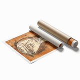 Modern Wall Art - Abstract Inner Light Portrait in Contemporary Style