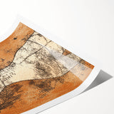 Modern Wall Art - Abstract Inner Light Portrait in Contemporary Style