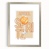 Textured abstract art print featuring swirling patterns in muted earth tones, framed with a silver mat.