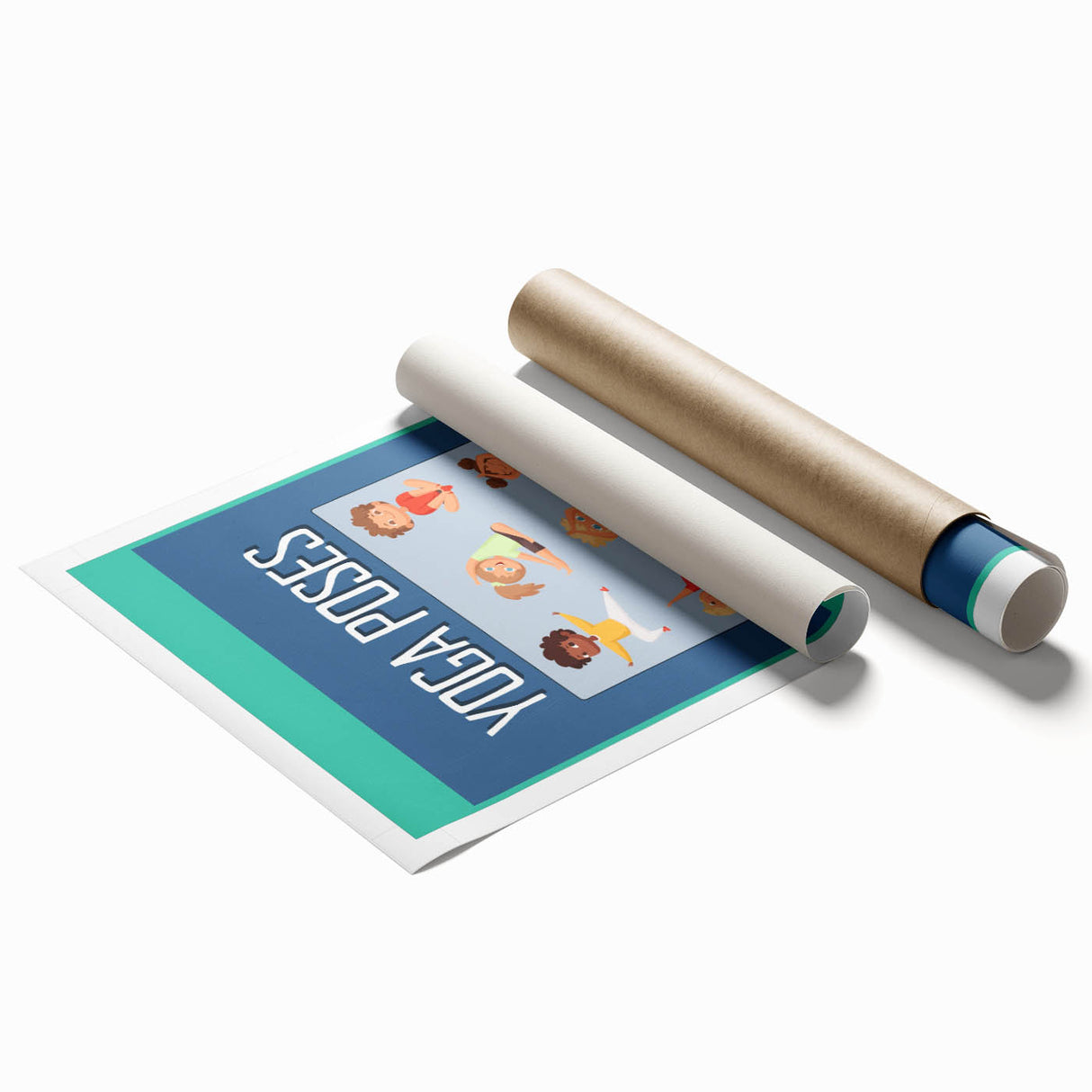 Classroom Educational Posters - Kids Yoga Brain Break Print