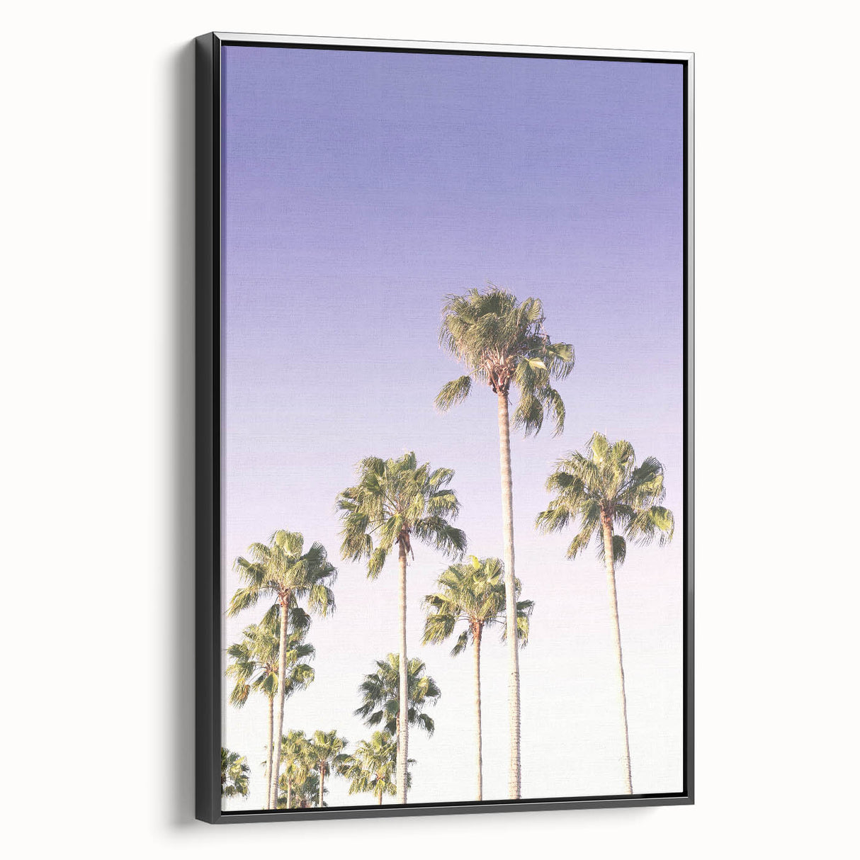 Framed canvas of a vintage black and white landscape painting, ideal for bedroom wall art.