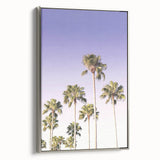 Framed canvas featuring a vintage landscape painting with vibrant summer hues, ideal for living room decor.