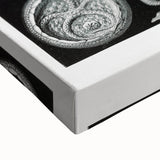 Modern Wall Art - Intricate Black and White Cystoidea Design