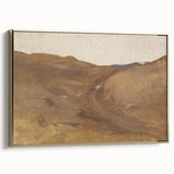 Modern Earth Tones Landscape - Abstract Minimalist Wall Art