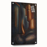 Modern Wall Art - Abstract Before the Mirror Portrait in Subtle Tones