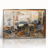 Modern Expressionist Art - Abstract Dramatic Scene Wall Decor