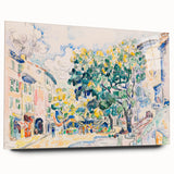 Modern Cityscape Art - Vibrant Antibes Wall Decor