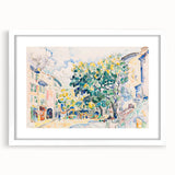 Modern Cityscape Art - Vibrant Antibes Wall Decor