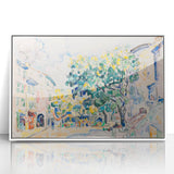 Modern Cityscape Art - Vibrant Antibes Wall Decor