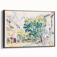 Modern Cityscape Art - Vibrant Antibes Wall Decor