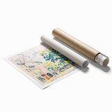 Modern Cityscape Art - Vibrant Antibes Wall Decor