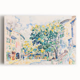 Modern Cityscape Art - Vibrant Antibes Wall Decor