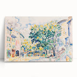 Modern Cityscape Art - Vibrant Antibes Wall Decor