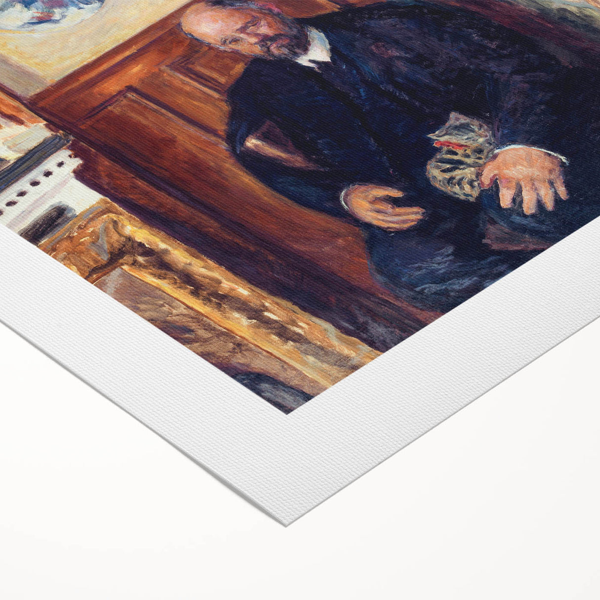 Modern Wall Art – Pierre Bonnard’s "Portrait of Ambroise Vollard with a Cat" (1924)