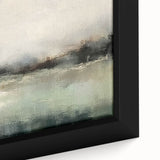 Framed abstract landscape wall art featuring vibrant colors and intricate textures, perfect for modern home decor. Ideal for adding a contemporary touch to any living space.
