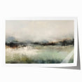 Abstract landscape wall art print showcasing vibrant colors and fluid shapes, rolled and ready for display, perfect for modern home decor.