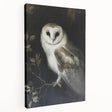 Stretched canvas artwork showcasing a vibrant animal design with rich colors, viewed from the side, perfect for home decor and art enthusiasts.