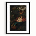 Baroque Scene of Sleeping Nymph and Watcher - Classic Art