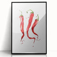 Large abstract wall art featuring assorted fruits in bold colors on black acrylic, framed, ideal for modern kitchen decor.