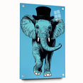 Boys Wall Art Prints - Stylish Elephant Kids Room Art Decor