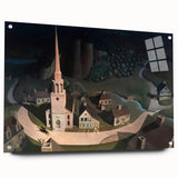 Modern Wall Art of Paul Revere’s Midnight Ride - Contemporary Design