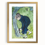 Modern Wall Art - Whimsical The False Step in Vibrant Impressionist Style