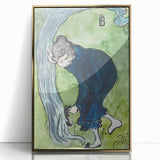 Modern Wall Art - Whimsical The False Step in Vibrant Impressionist Style