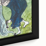 Modern Wall Art - Whimsical The False Step in Vibrant Impressionist Style