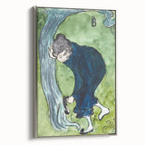 Modern Wall Art - Whimsical The False Step in Vibrant Impressionist Style