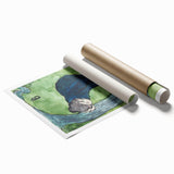 Modern Wall Art - Whimsical The False Step in Vibrant Impressionist Style