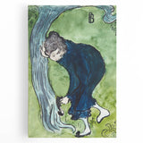 Modern Wall Art - Whimsical The False Step in Vibrant Impressionist Style