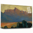 Modern Wall Art of Majestic Mountain Landscape - Abstract Decor