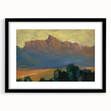Modern Wall Art of Majestic Mountain Landscape - Abstract Decor