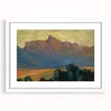 Modern Wall Art of Majestic Mountain Landscape - Abstract Decor
