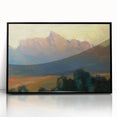 Modern Wall Art of Majestic Mountain Landscape - Abstract Decor