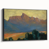 Modern Wall Art of Majestic Mountain Landscape - Abstract Decor