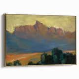 Modern Wall Art of Majestic Mountain Landscape - Abstract Decor