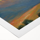 Modern Wall Art of Majestic Mountain Landscape - Abstract Decor