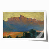 Modern Wall Art of Majestic Mountain Landscape - Abstract Decor